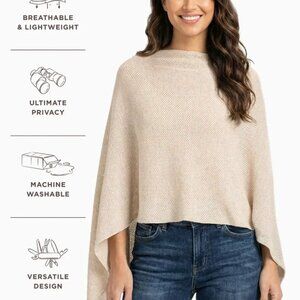 We Are Amma Cocoon Nursing Cover - Natural